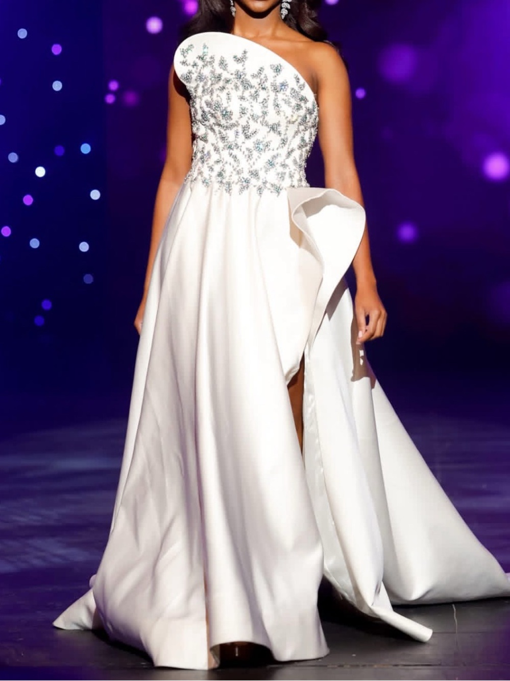 White Jovani Couture Gown